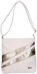 Karen 9553 fehér arany rostbőr táska