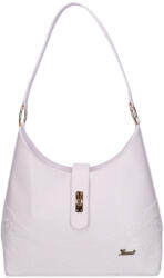 Karen D 658 fehér virág flc rostbőr táska