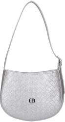 CHIARA M 8053 ezüst rostbőr táska