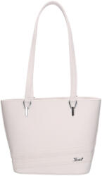 Karen 2524 fehér rostbőr táska