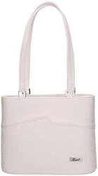 Karen D 695 fehér virág rostbőr táska