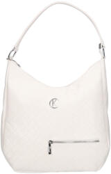 Karen 2533 fehér rostbőr táska