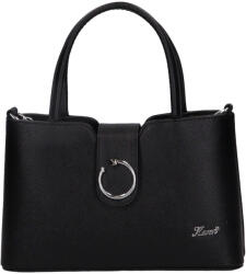 Karen 1746-K fekete rostbőr táska