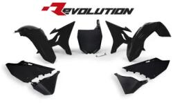 RTECH REPLACEMENT PLASTIC KIT 6 PCS includes black fenders, black shrouds, black side panels, black airbox side panels, black front plate - R-KITYZ0-NR0-REV (R-KITYZ0-NR0-REV)