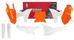 RTECH Full Plastic Kit 7 Pcs With Left Airbox Cover And Wht Fork Protectors - R-kitktm-oem-714 (r-kitktm-oem-714)