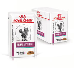 Royal Canin VHN Cat Renal Fish - hallal 12x85g - tenyesztoitap