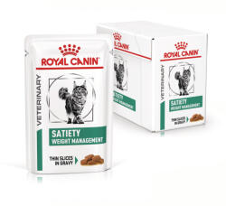 Royal Canin VHN Cat Satiety Weight Management 12x85g - tenyesztoitap