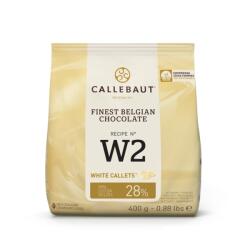 Callebaut belga fehér csokoládé pasztilla 28%, 400 g