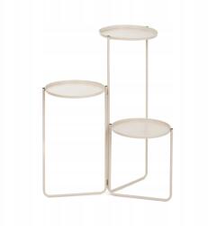 Homla Roh háromszintes virágágyás bézs 25x48x70 cm Homla (229621)