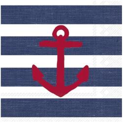 IHR Vasmacskás szalvéta - 25x25 cm - Anchor Blue (FR-C1100940)