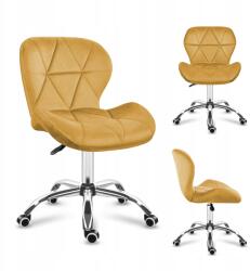 Markadler Loft velúr szék Mark Adler sárga mustár forgószék íróasztalhoz (MA-FUTURE 3.0 MUSTARD YELLOW)