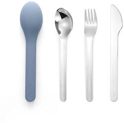 Nuoc SOLEN rozsdamentes acél evőeszköz készlet - kékesszürke