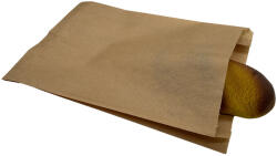 Fiorex Papírtasak oldalredős papírtasak, pékáru tasak - 220x65x440mm / 35g, barna