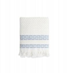 Homla Rosop boho törölköző sötétkék csíkokkal 50x90 cm Homla (243726)