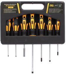 Pro-Technik Pro edzett csavarhúzó Pł, Ph, Bit 28db-os szett (VPZ28)