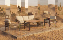 Livora Garden Valentin aluminium kerti ülőgarnitúra szett - Aluminium