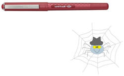 uni Rollertoll UNI UB-157 0.7 mm piros