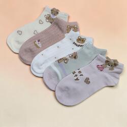 Aura Via Lány titokzokni szett - 5 pár maci mintás 32-35 115277