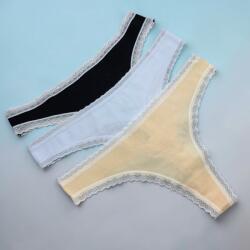 Lemila Tanga szett 3 darabos - csipkés szélű L 115211