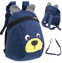  Hátizsák óvodásoknak gyerek hátizsák maci sötétkék (KX6305_2)