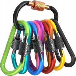  K9387 Surfou 10 db karabiner csavaros kupakkal (B0DNSQ2BSG)