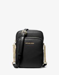 Michael Kors női bőr kézitáska, crossbody Jet Set Travel fekete