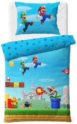 Carbotex Super Mario ágyneműhuzat 140×200cm, 70×90 cm (MARIO230622-PP)