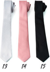 Thomas Jeans Nyakkendő halványszürke, pasztell rózsaszín, fekete