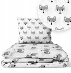 Ankras Ágyneműhuzat 135x100 Gyerek 2EL 100x135 Kiságyhoz (P-2 135/100 40/60 LISEK SZARY)