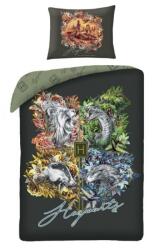 Halantex Harry Potter mintás pamut gyermekágyneműhuzat 140 x 200 + 70 x 90 cm (H-HP-8093BL)