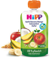HIPP HiPPiS BIO Alma-banán-mangó kókusztejjel és zabbal 1 éves kortól 100g