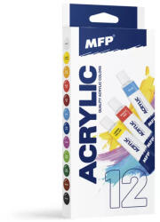  Akrilfesték készlet, alap színek 12 db