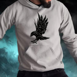 Magnolion Fekete holló férfi pulóver (28259-P)