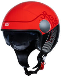 ORIGINE Casca moto jet cu ochelari, Origine Sierra Snatch, culoare rosu fluo, marime XS (2010110174007XS) - mxenduro