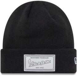  Vespa téli sapka, szezonális, mandzsettás kötött, New Era, fekete