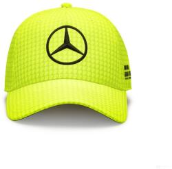  Mercedes baseball sapka, Lewis Hamilton, neon sárga, 2023