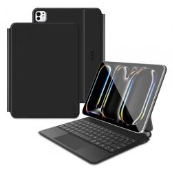 Tech-Protect Husa Cu Tastatura pentru Apple iPad Pro 11 (2025) / (2024), Tech-Protect, SmartCase Magnetic, Neagra - typec