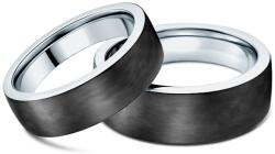 SAVICKI Verighete: carbon, titan, semicirculare, 6 și 7 mm