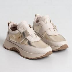 GNStyle ДИЗАЙНЕРСКИ ДАМСКИ СНИКЪРСИ ОТ ЕСТЕСТВЕНА КОЖА В АТРАКТИВНА ЦВЕТОВА КОМБИНАЦИЯ
