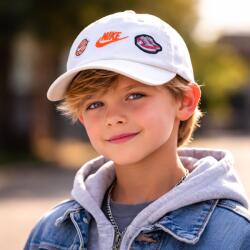 Nike little kids statement patch club cap 4-7yr | Copii | Șepci | Alb | 8A3159-001