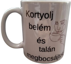  Kortyolj-fehér bögre
