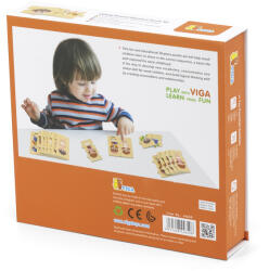 Viga Toys Puzzle secvential Etapele imbracarii, Viga (44649) - infant