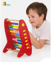 Viga Toys Abac colorat din lemn, Viga (59718) - infant