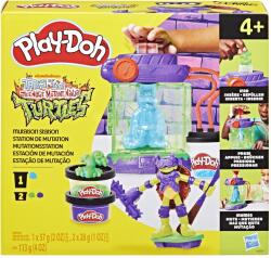 Hasbro Play Doh Povestiri Cu Testoase Ninja Adolescente Mutante Set Statie De Mutatii (g0557)