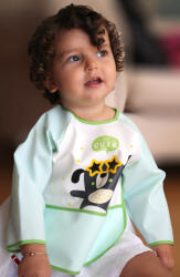 BabyJem Baveta cu maneci si buzunar BabyJem Polly Bib (Culoare: Verde) (bj_0341) - infant Bavata