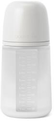 Suavinex Biberon din silicon SX Pro 240 ml, debit mediu - transparentă | Colour Essence (8426420081214)
