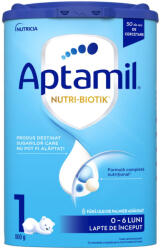 APTAMIL Nutri-Biotik 1, formula speciala lapte praf, pentru sugari 0-6 luni, 800 g (1100021785)