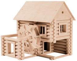 Walachia Set constructie arhitectura Vario Mill, 122 piese mari din lemn, Walachia (WLVR49)