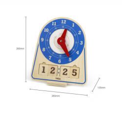 Viga Toys Invata sa citesti ceasul, lemn, Viga (44547) - infant