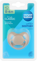 Canpol Suzeta cherry din latex 0-6 Luni Nude 23/223_Bei, Canpol babies (5903407162850)